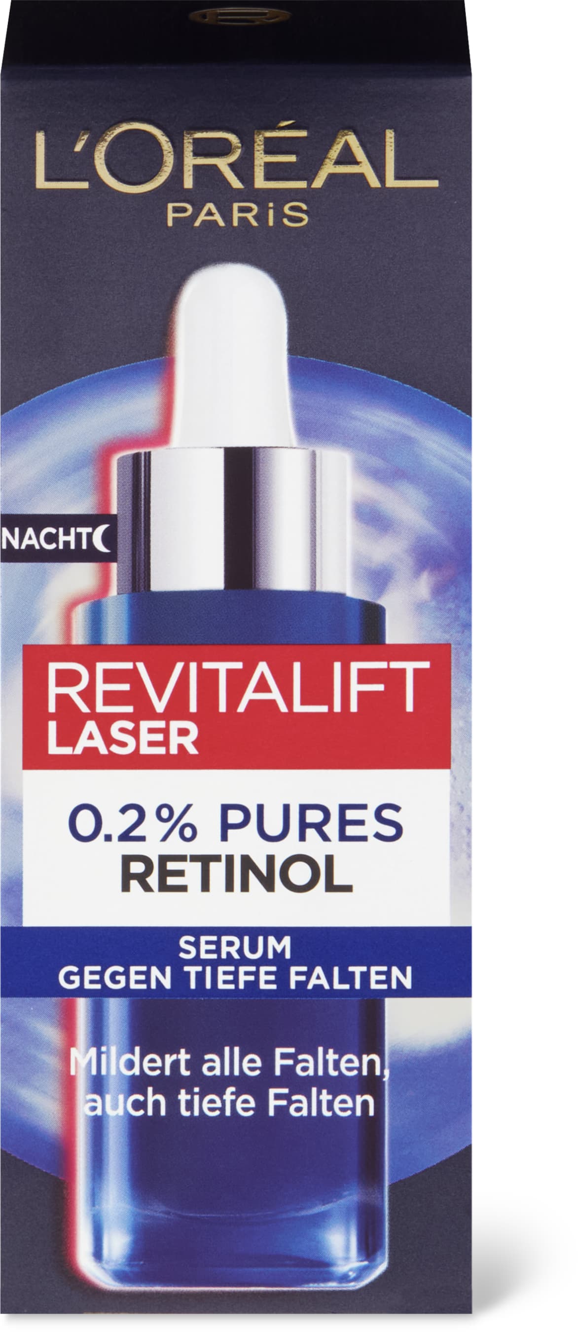 L'Oréal Pures Retinol Nachtserum Mildert alle Flaten, auch tiefe Falten 30ml